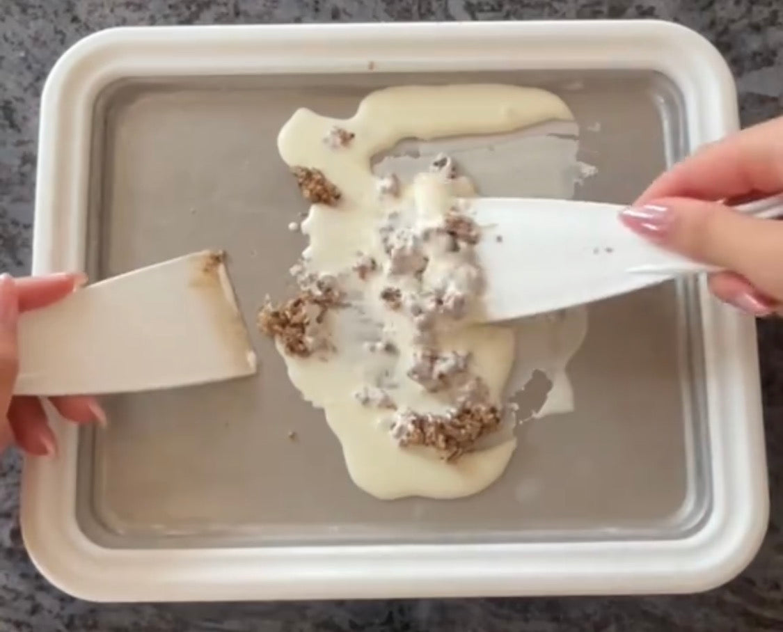 HELADERA PARA HACER HELADOS EN ROLLOS.